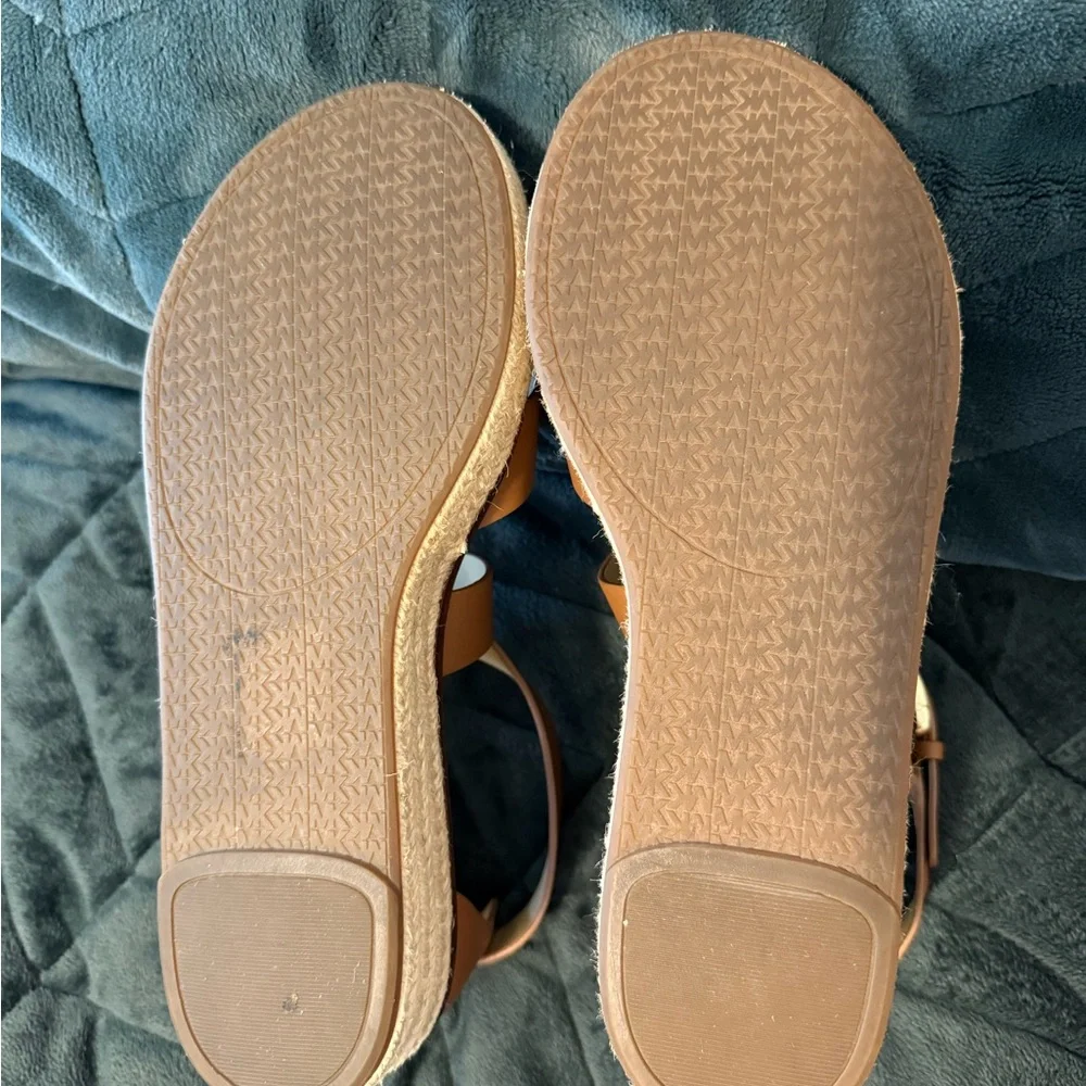 Michael Kors Tan Leather Sandals - Picture 6 of 6